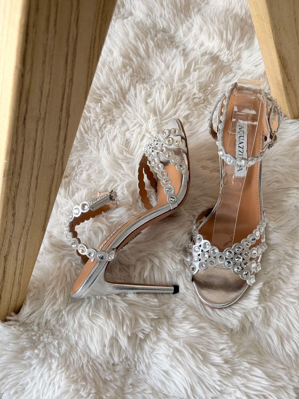 Aquazzura Crystal Heeled Sandals – Full Color Collection