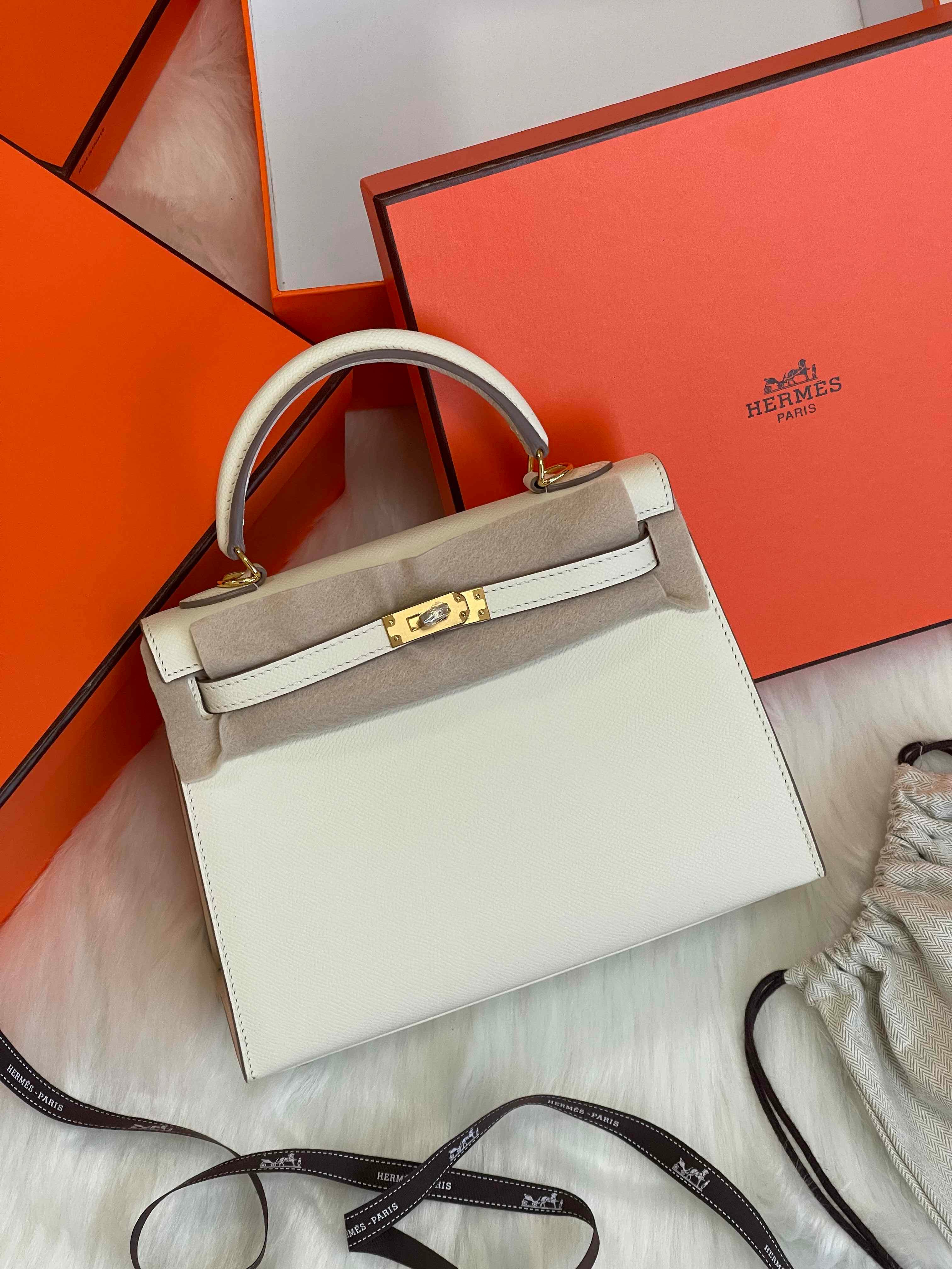 Hermès Kelly 25 Epsom Leather Bag – Full Color Collection Available in UAE & GCC