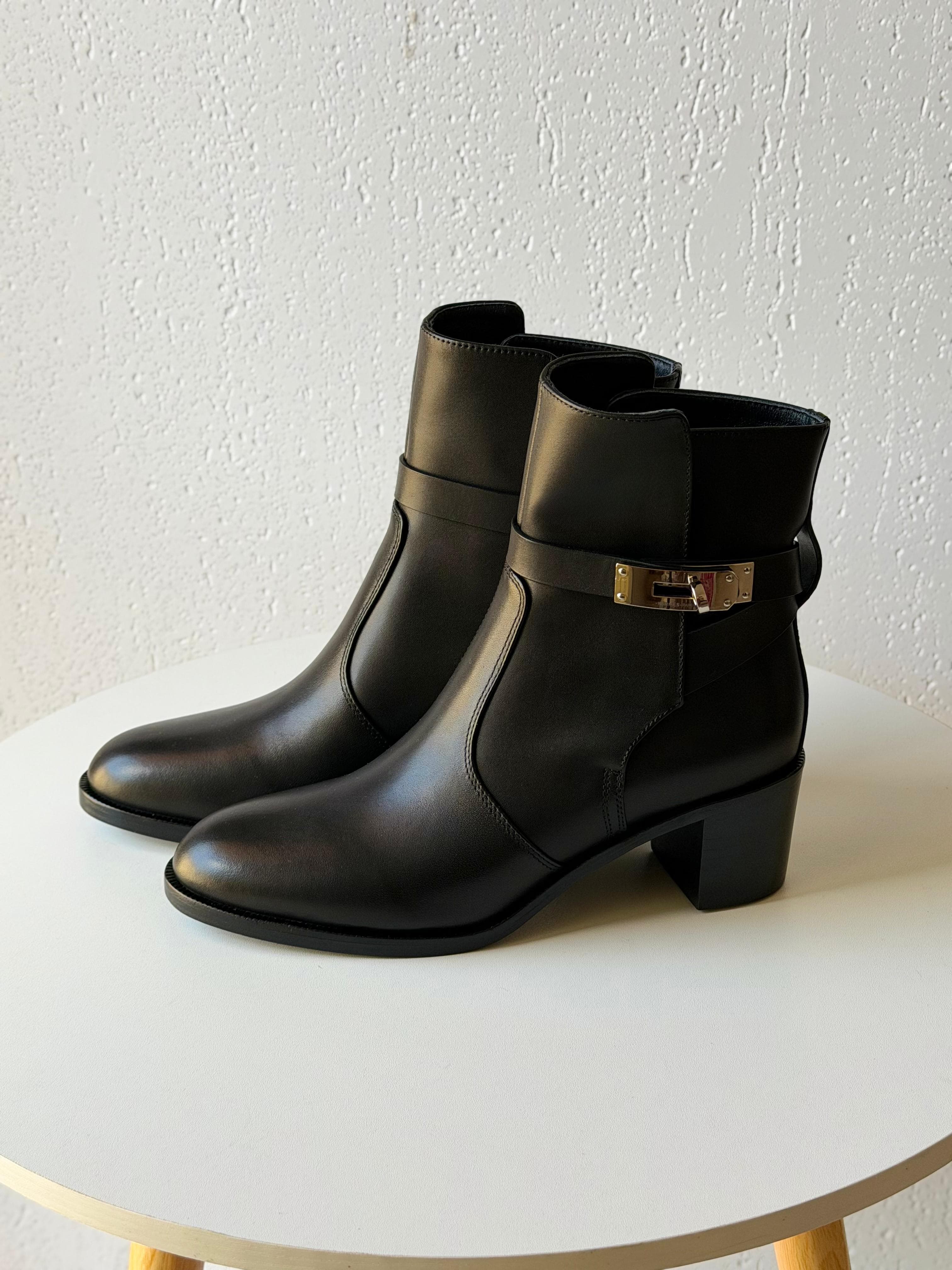 Hermès Style Ankle Boot – High Heel
