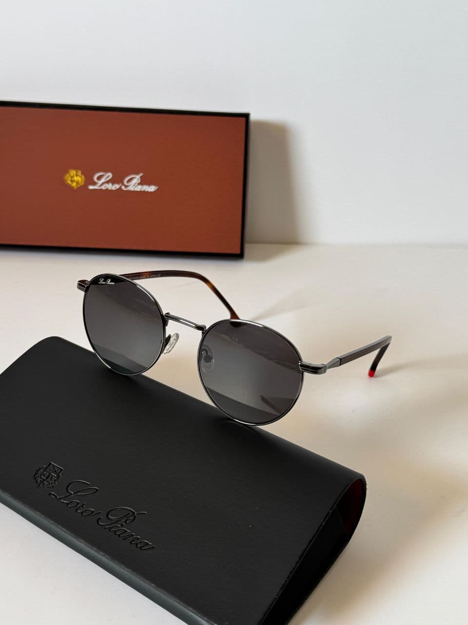 Loro Piana Round Metal Sunglasses – Timeless Unisex Design