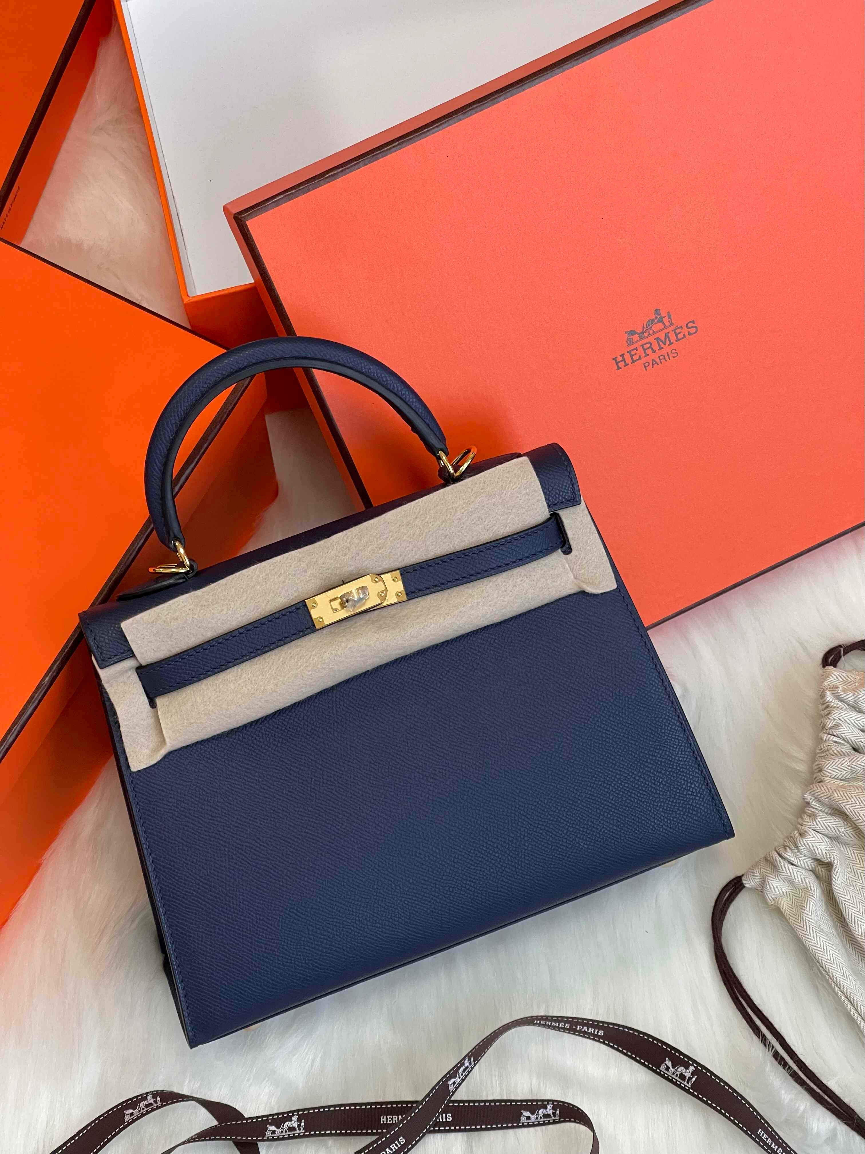 Hermès Kelly 25 Epsom Leather Bag – Full Color Collection Available in UAE & GCC