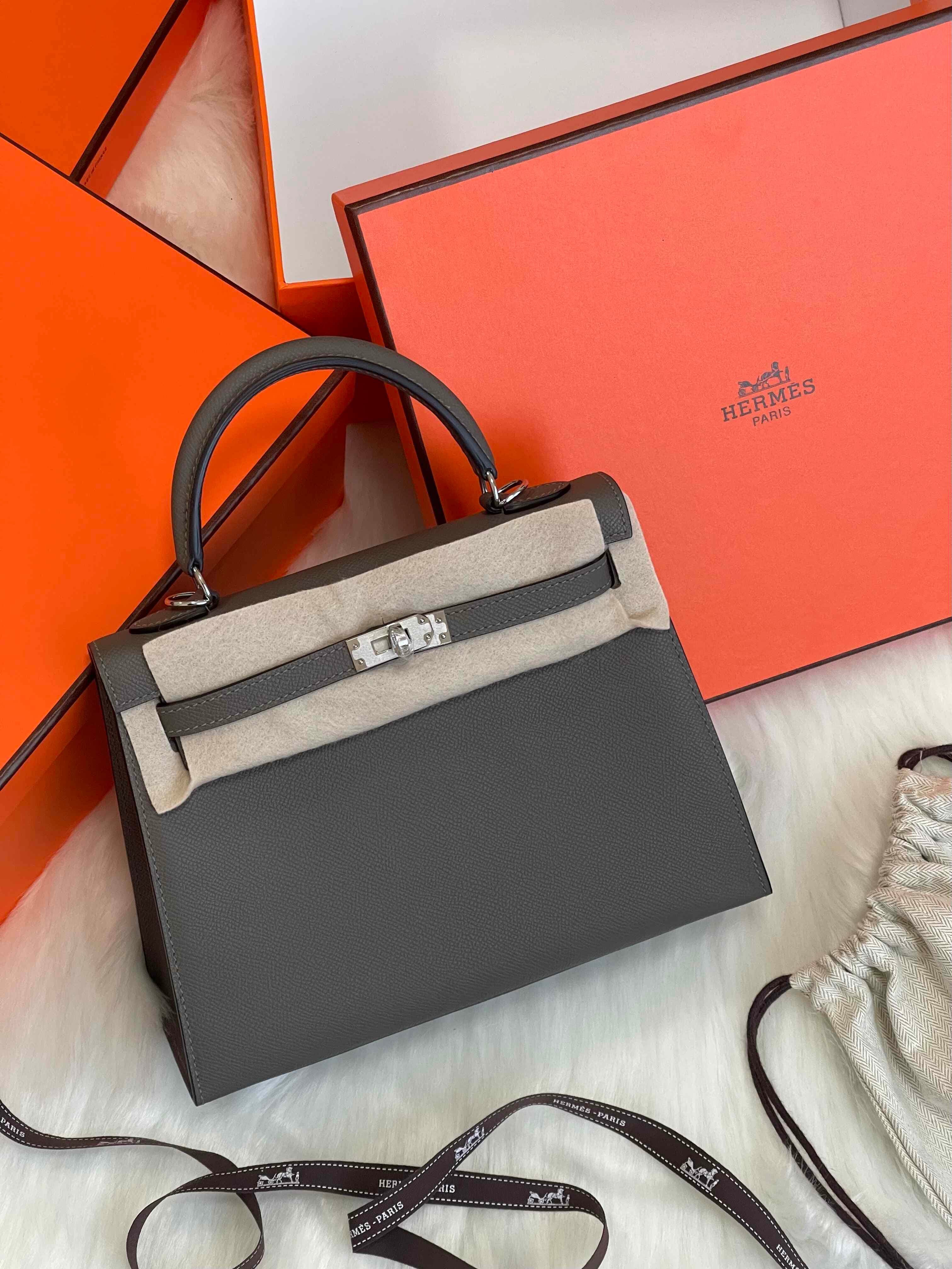 Hermès Kelly 25 Epsom Leather Bag – Full Color Collection Available in UAE & GCC