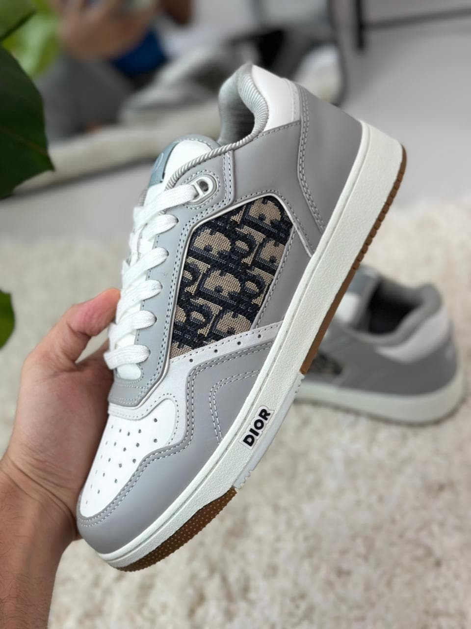 Dior B27 Low Sneaker – Dior Oblique Galaxy Grey Gum