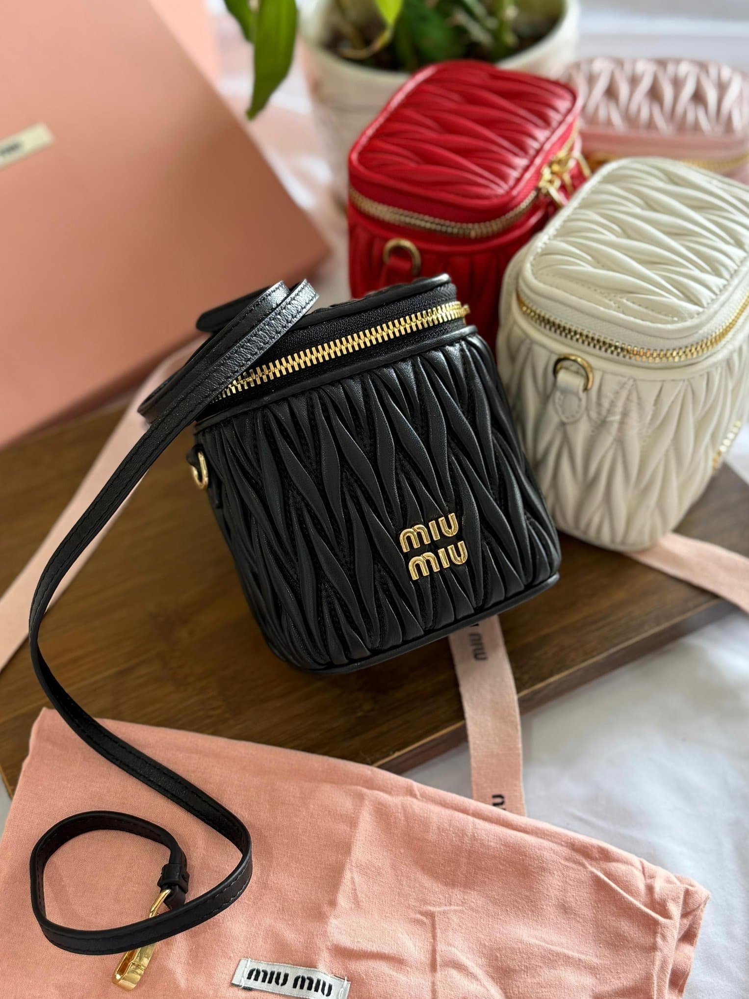 Miu Miu Matelassé Nappa Leather Bag Women