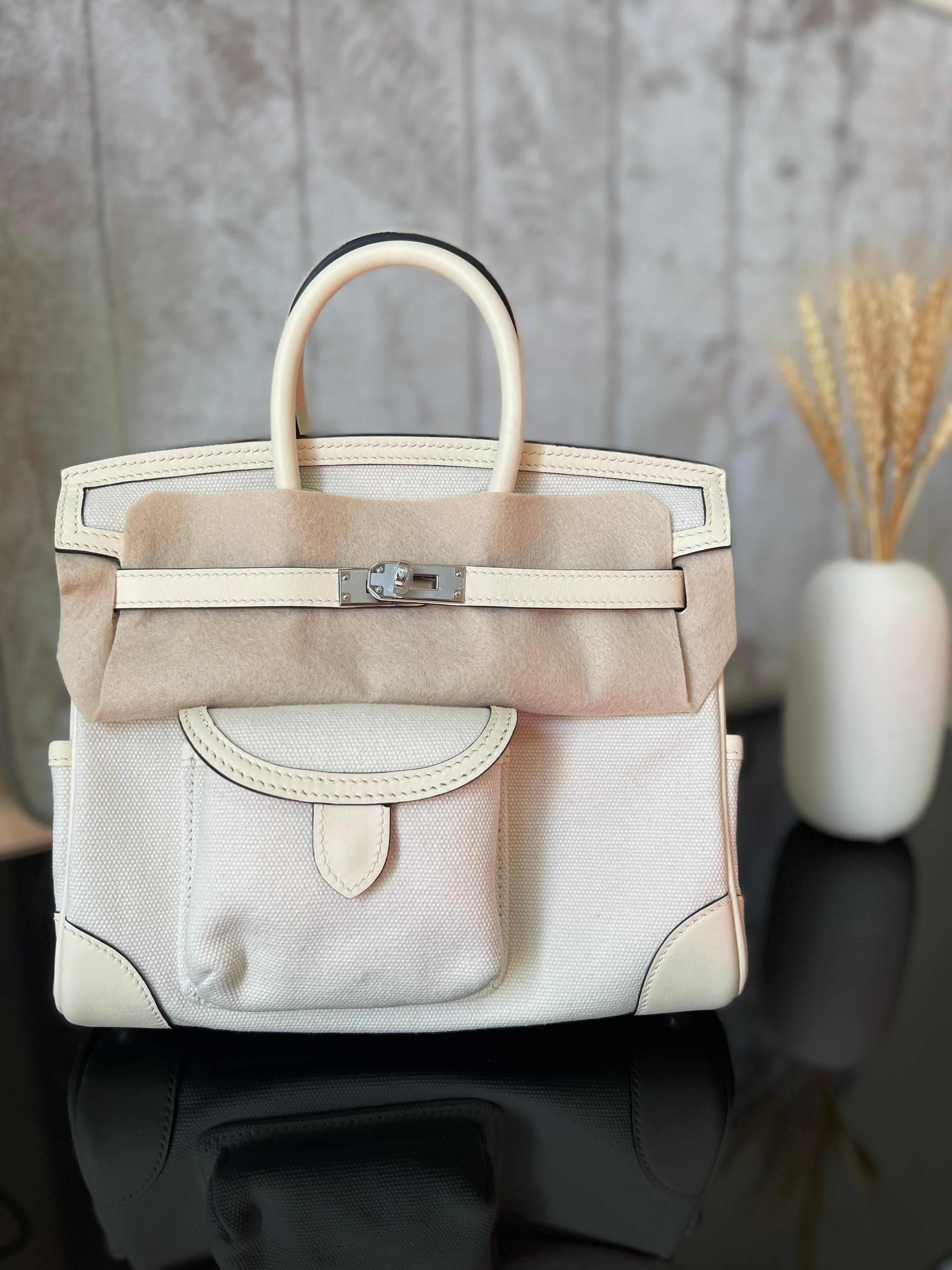 Hermès Cargo Birkin Bag – Canvas & Leather Fusion Utility Edition