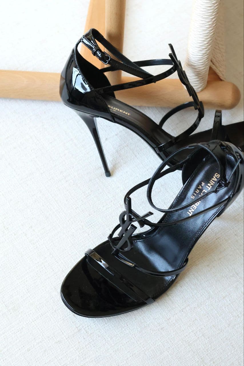 Saint Laurent Cassandra Heeled Sandals