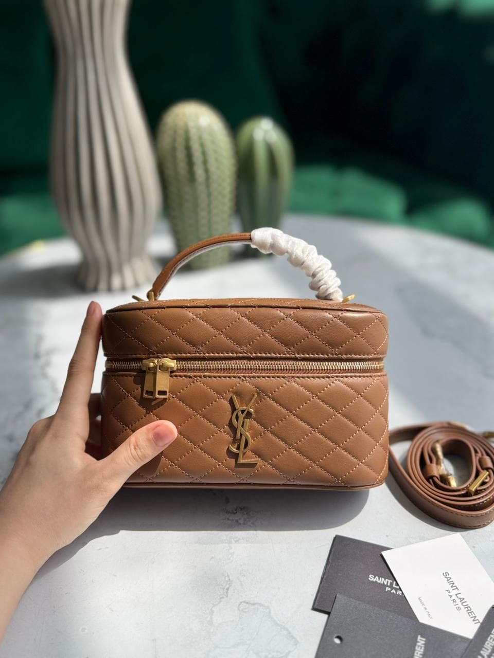Saint Laurent Gaby Vanity Bag in Lambskin