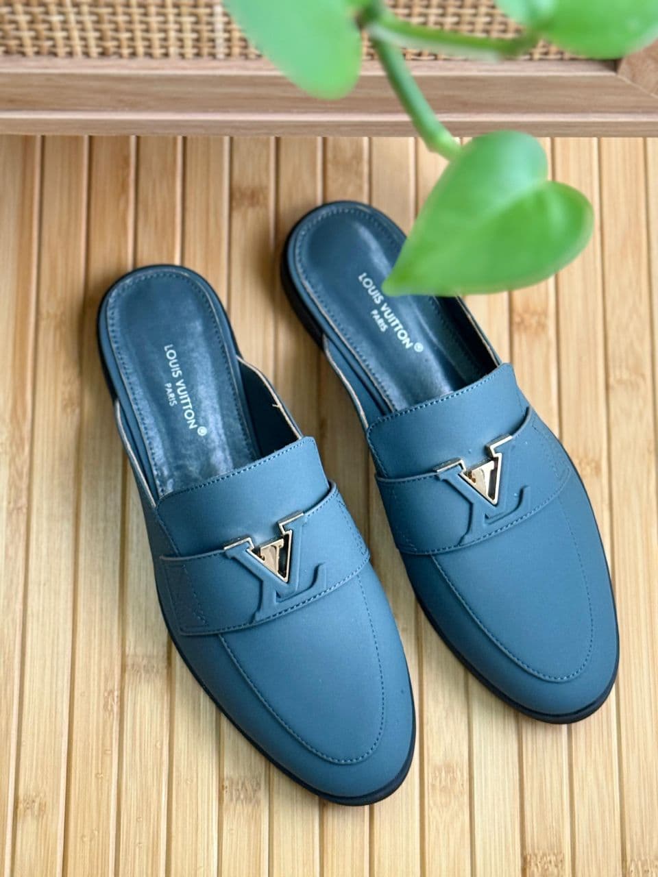 Louis Vuitton LV Signature Leather Mule