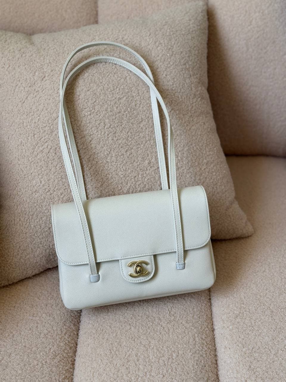 Chanel Small Flap Bag 2026 Pre-Collection Grained Shiny Calfskin
