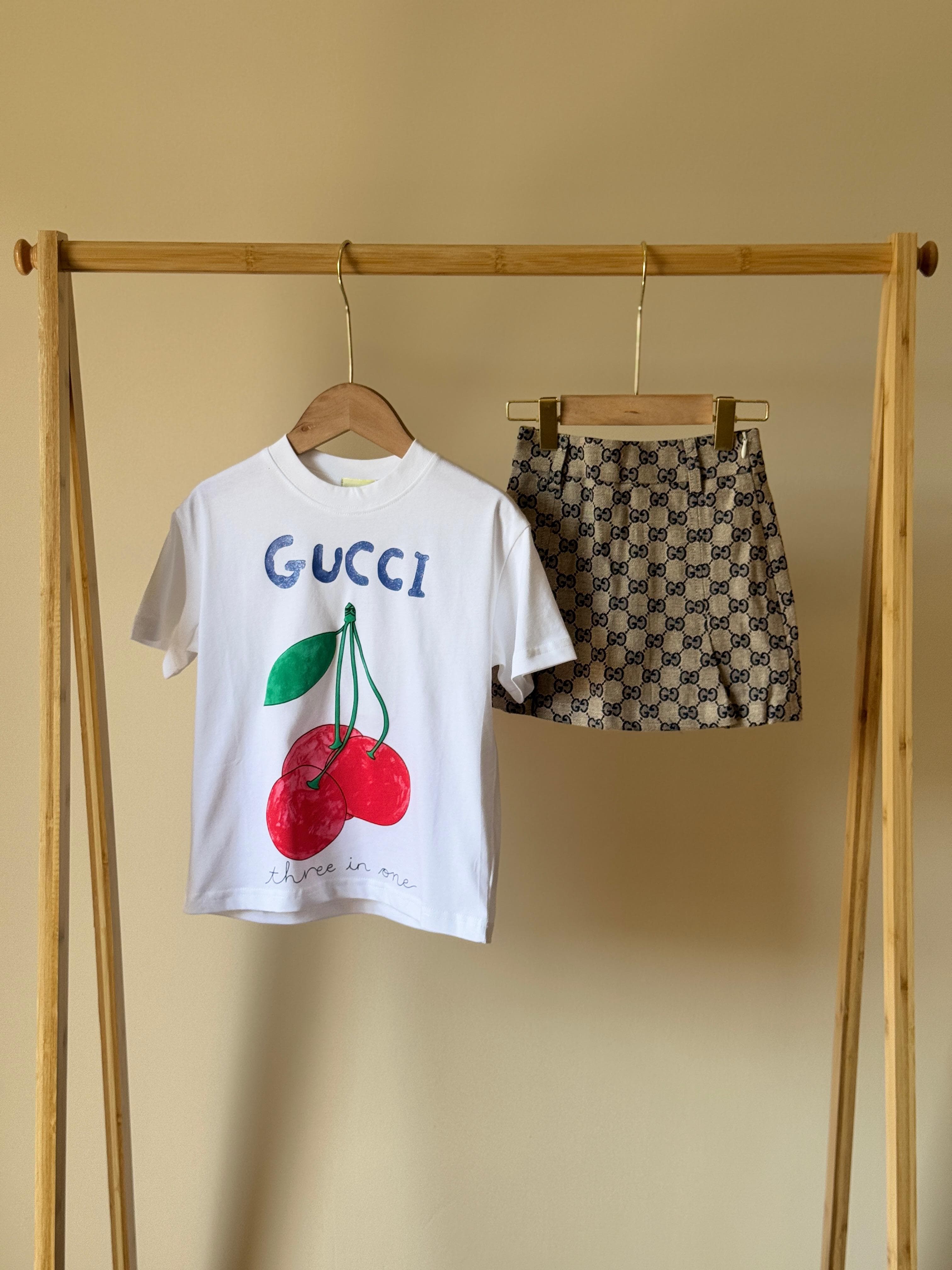 Gucci Kids Cherry Print Set
