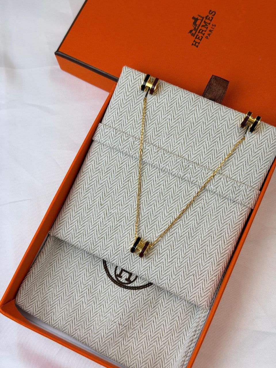 Hermès Mini Pop H Jewelry Set – Pendant Necklace & Earrings