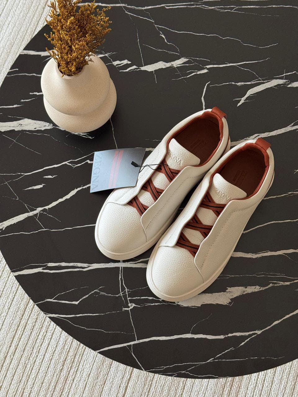 Zegna Triple Stitch Sneakers