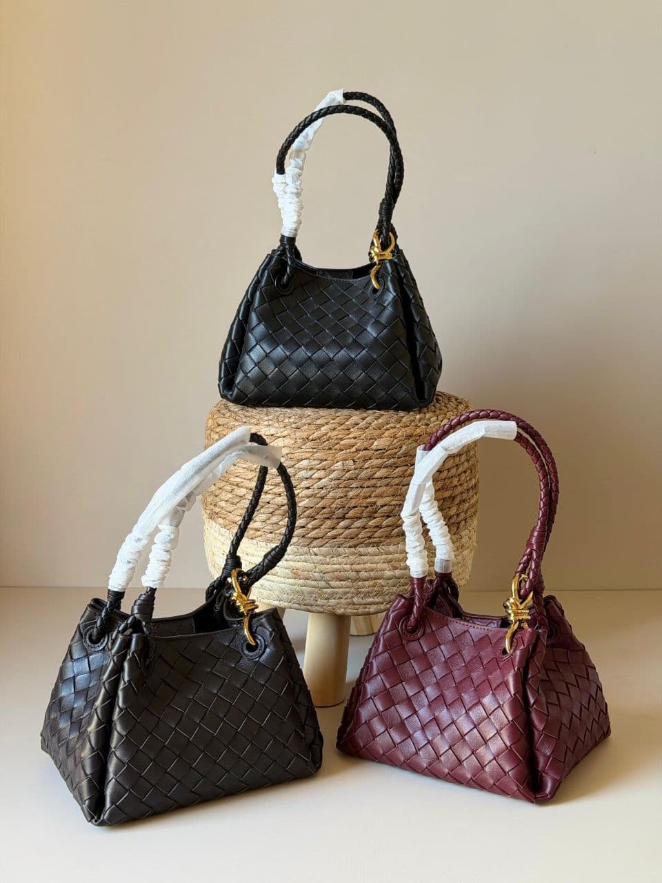 Bottega Veneta Parachute Small Intrecciato Bag
