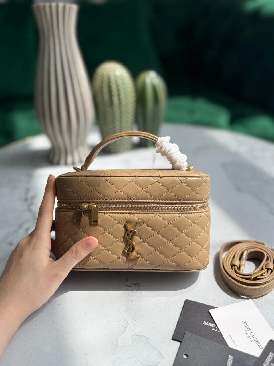 Saint Laurent Gaby Vanity Bag in Lambskin