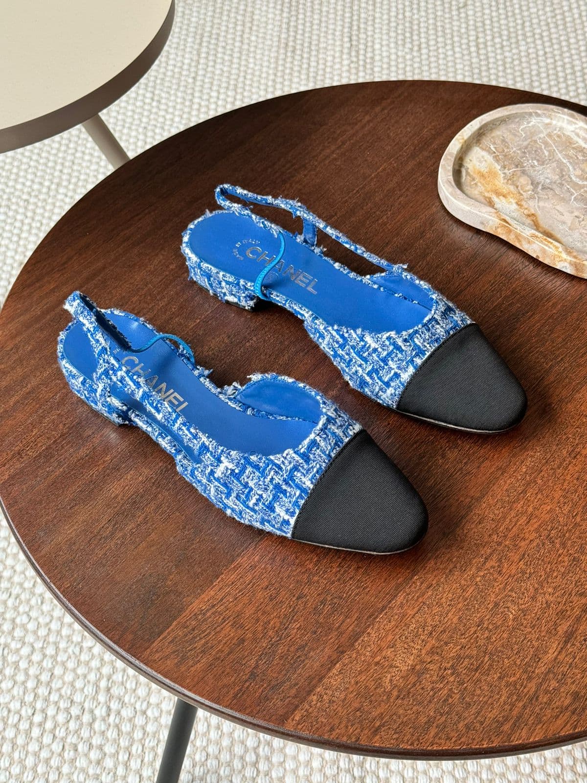 Chanel Slingback Tweed Fabric – Iconic Texture, Modern Spirit