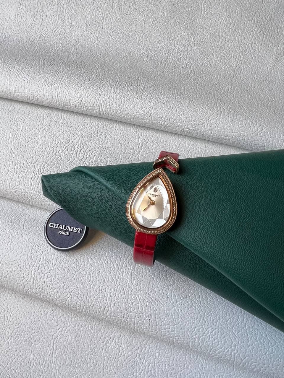 Chaumet Joséphine Aigrette Diamond Leather Strap Watch