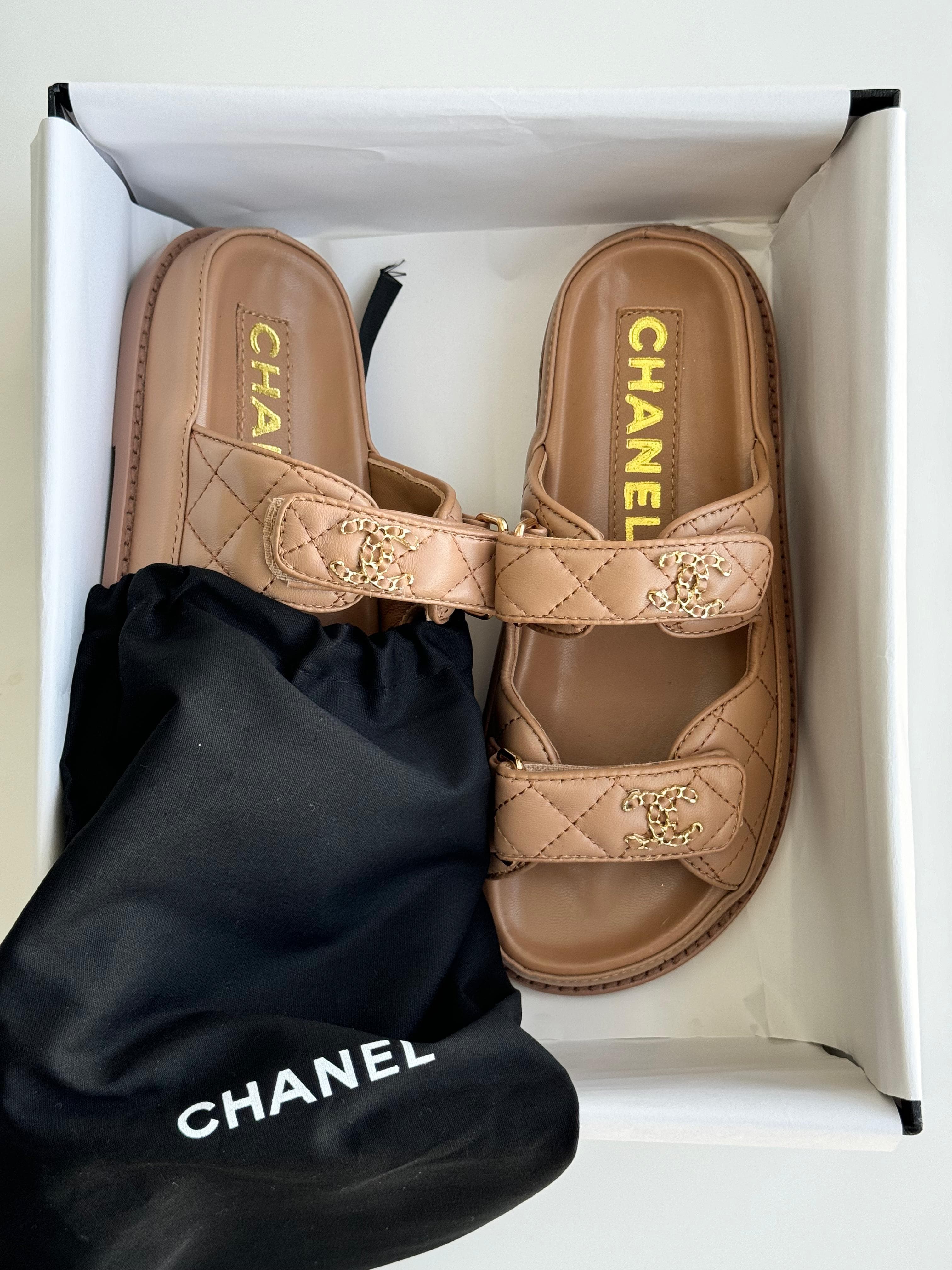 Chanel Leather Flats – Soft Pastel Edition of Timeless Chic