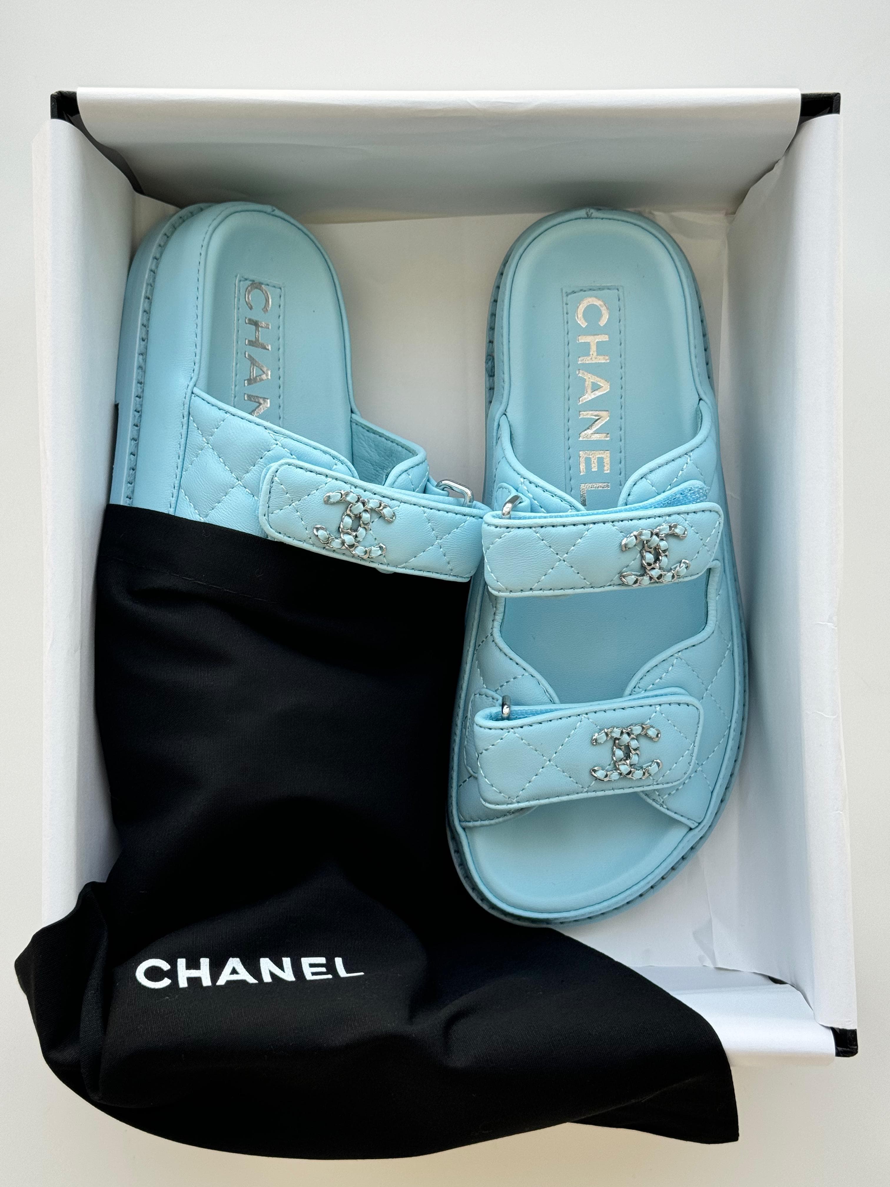 Chanel Leather Flats – Soft Pastel Edition of Timeless Chic