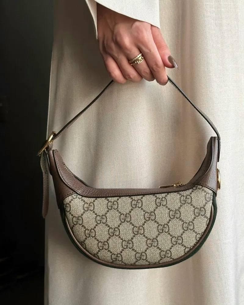 Gucci Jackie Mini Shoulder Bag – Monogram Canvas & Leather