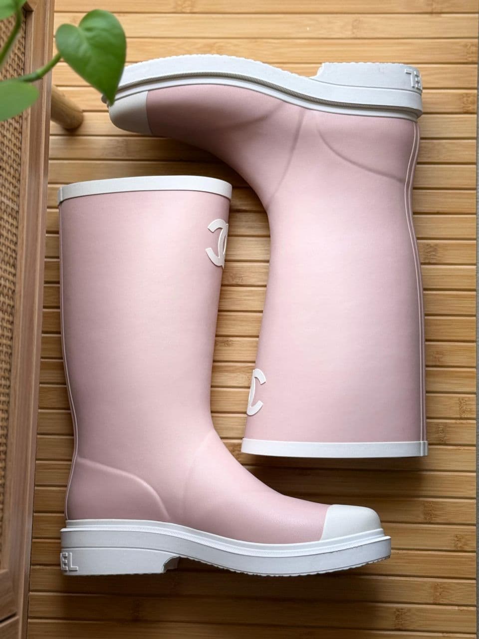 Chanel Iconic Rubber Rain Boots – Minimal Luxury Edition