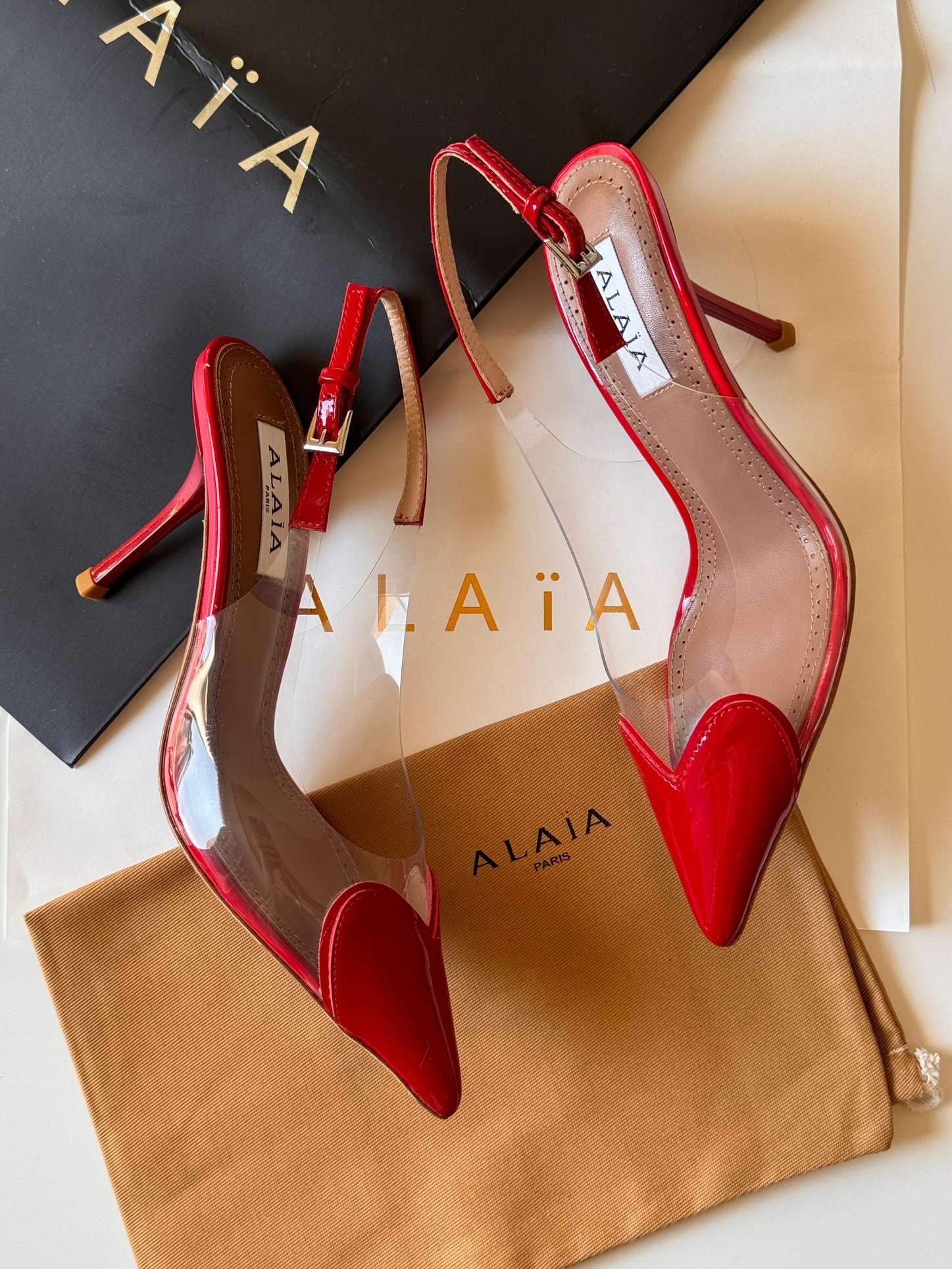 Alaïa Le Coeur Ankle