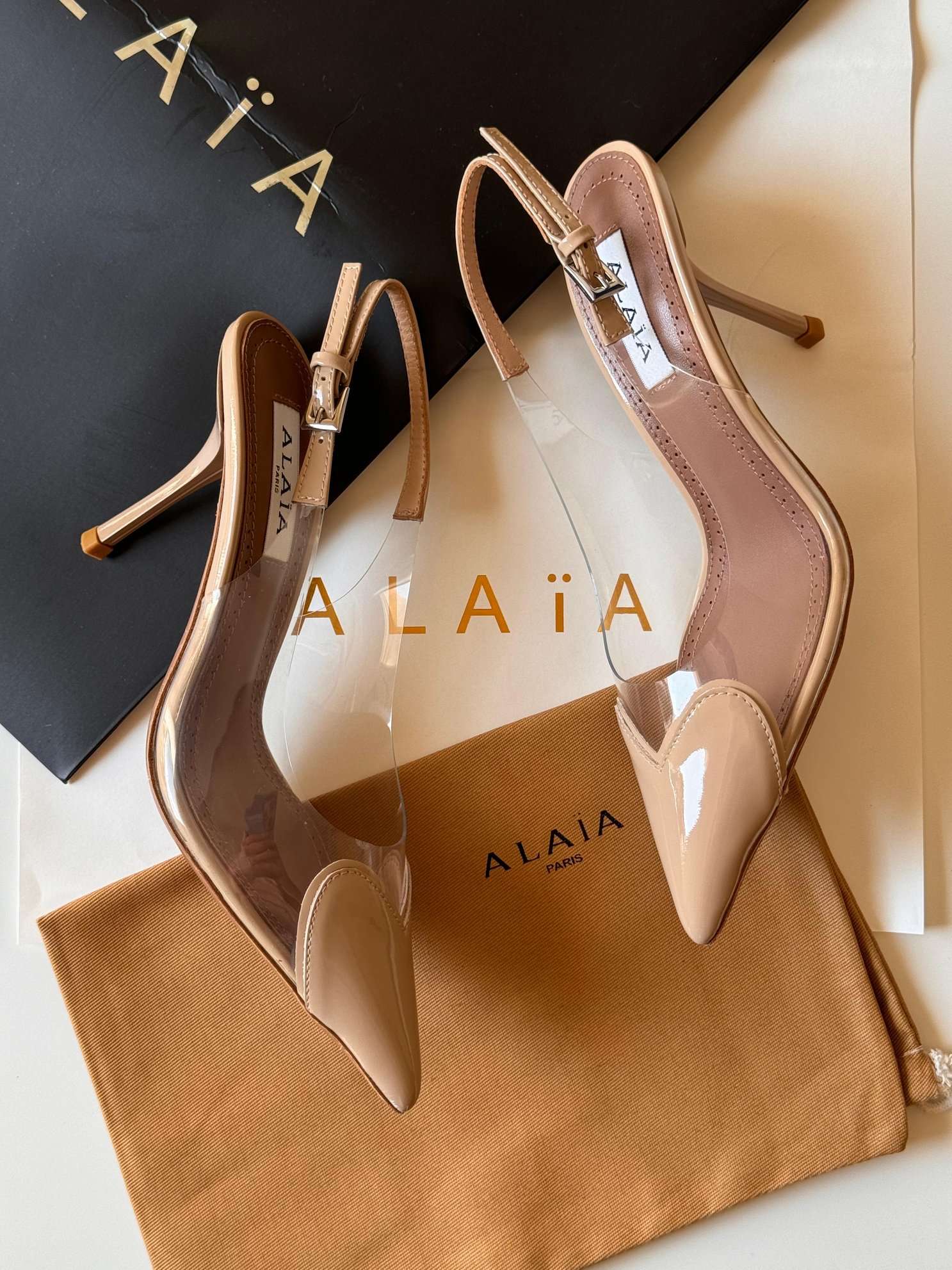 Alaïa Le Coeur Ankle