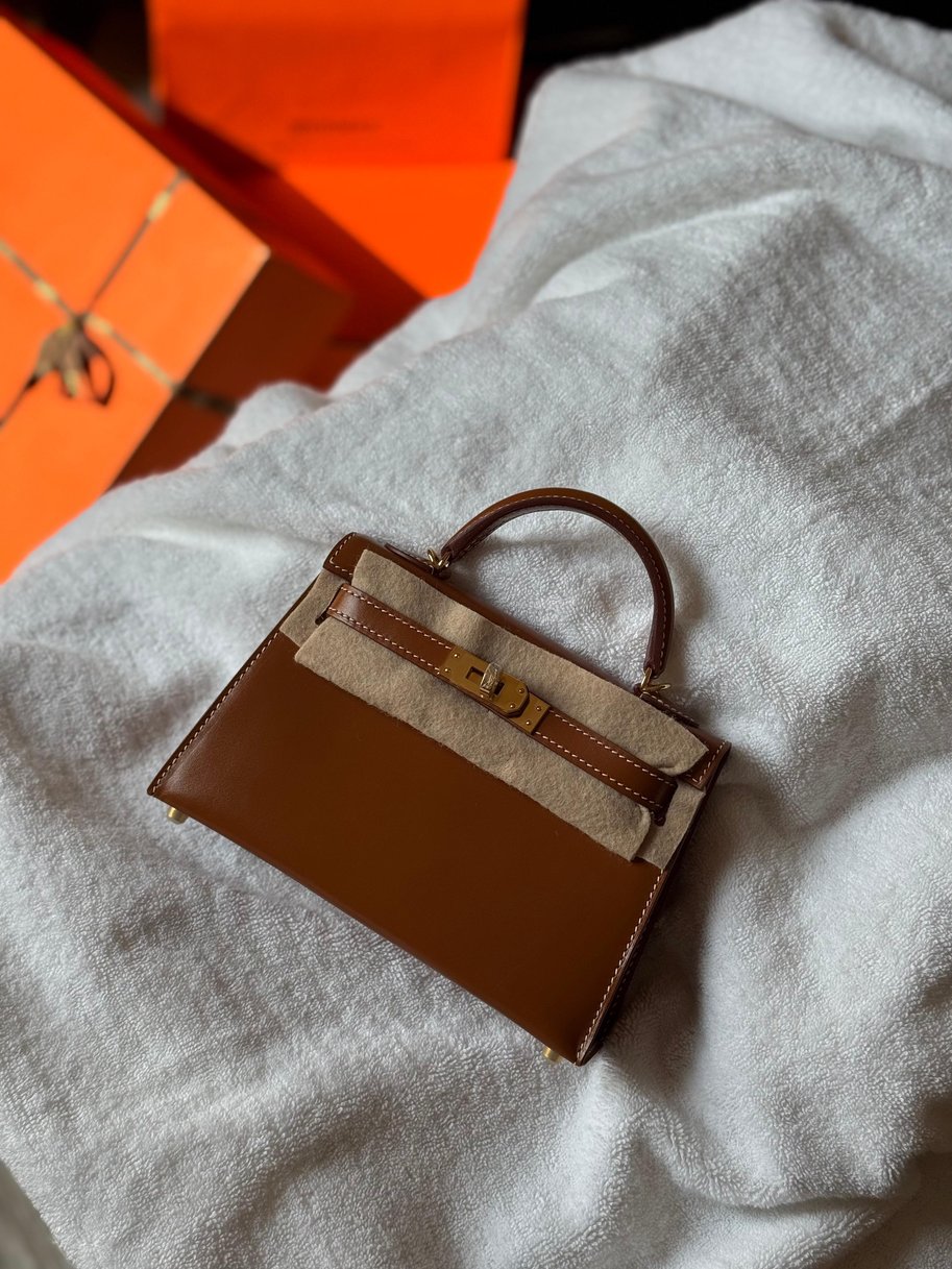 Hermes Mini Kelly Box calf