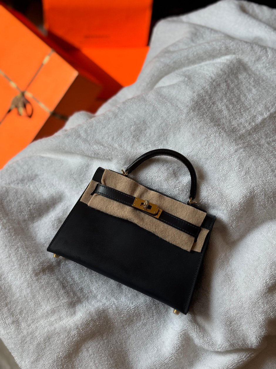 Hermes Mini Kelly Box calf