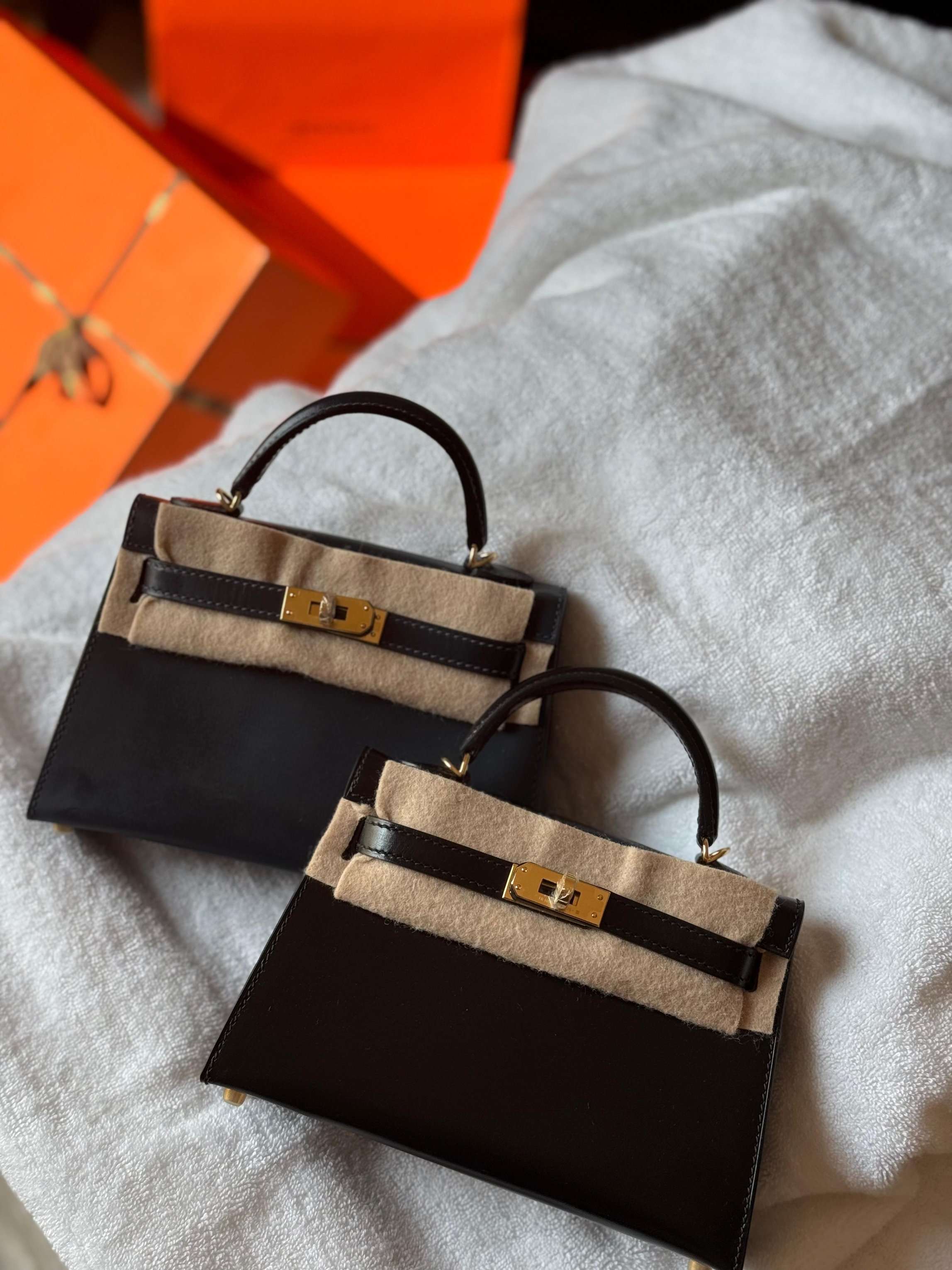 Hermes Mini Kelly Box calf
