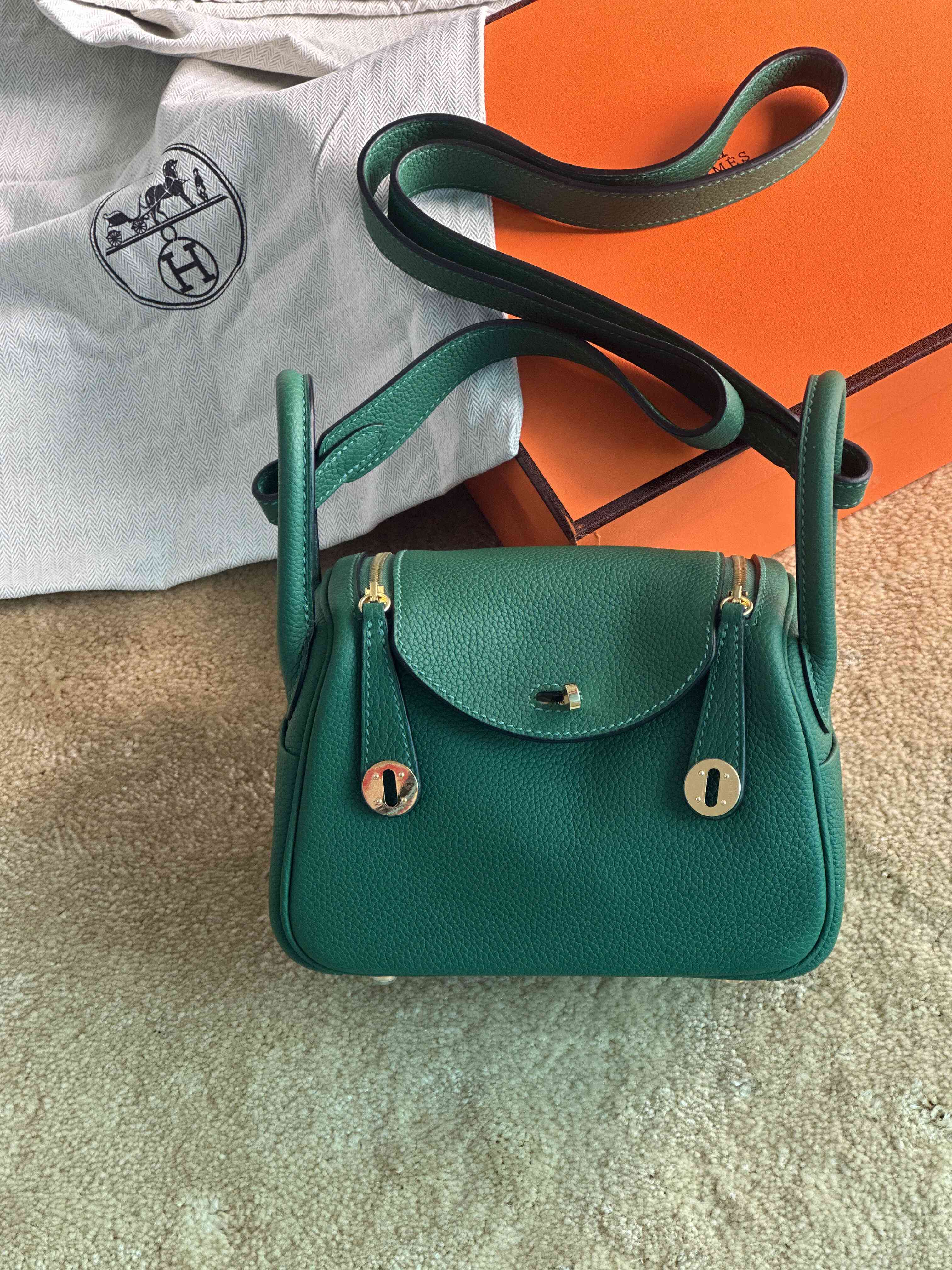Hermès Mini Lindy Togo