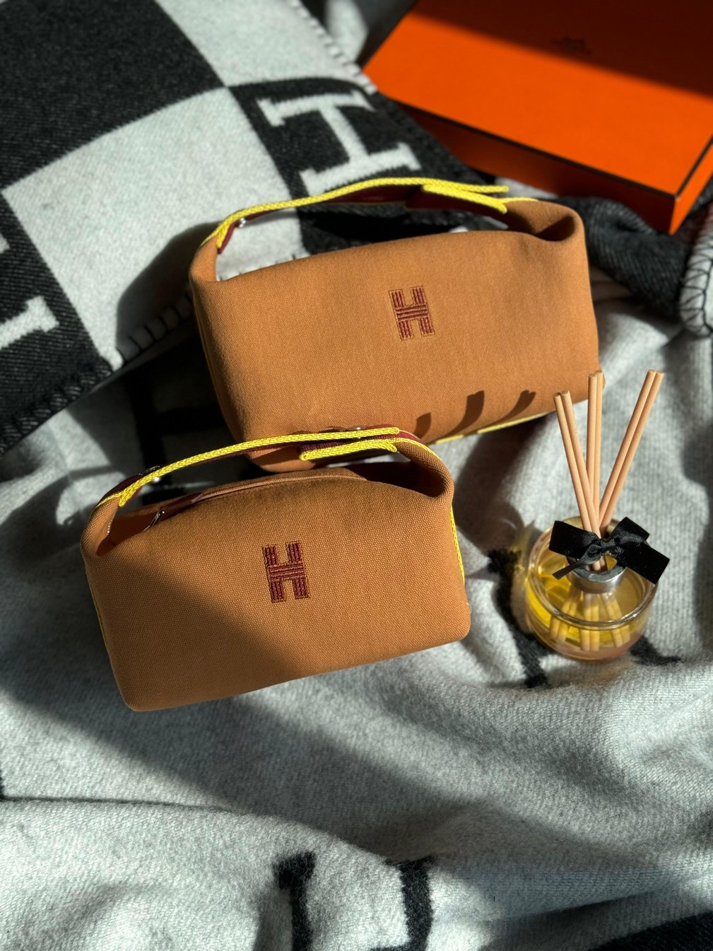 Hermes Makeup bag