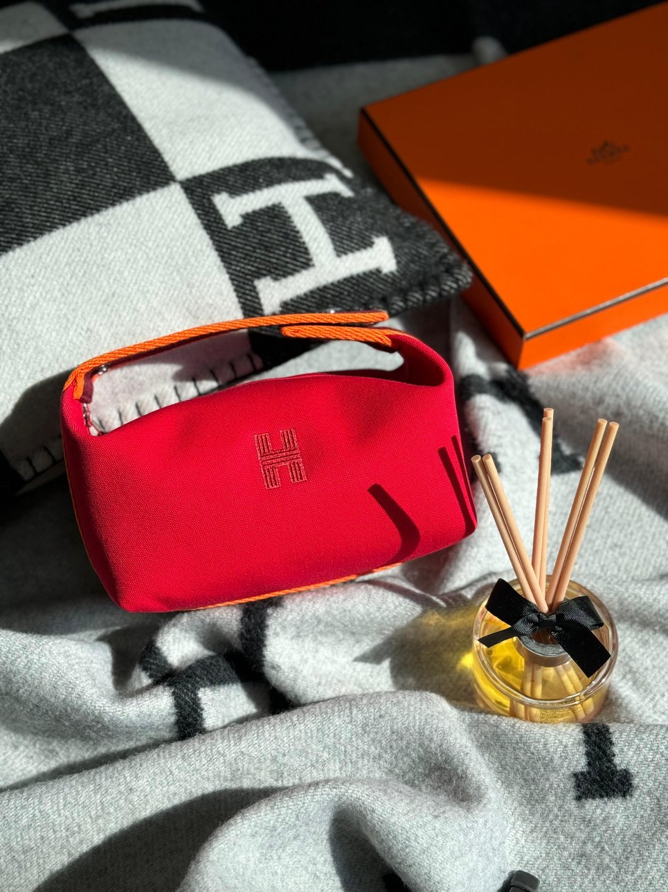 Hermes Makeup bag