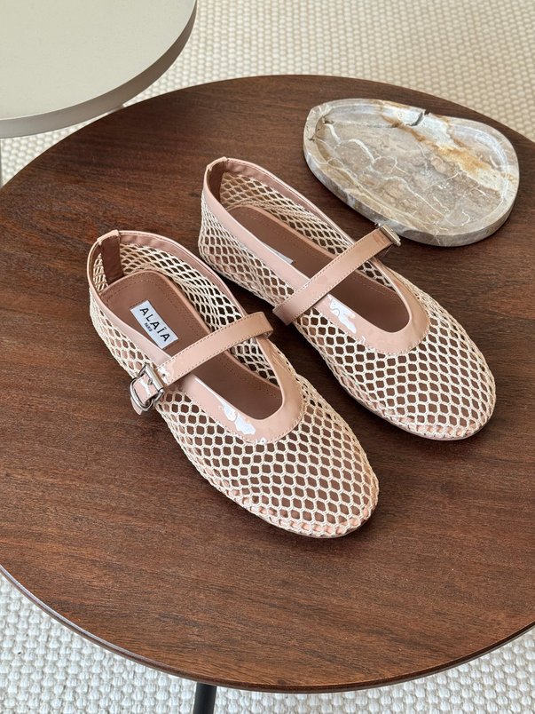 Alaia Ballet Flats Mesh