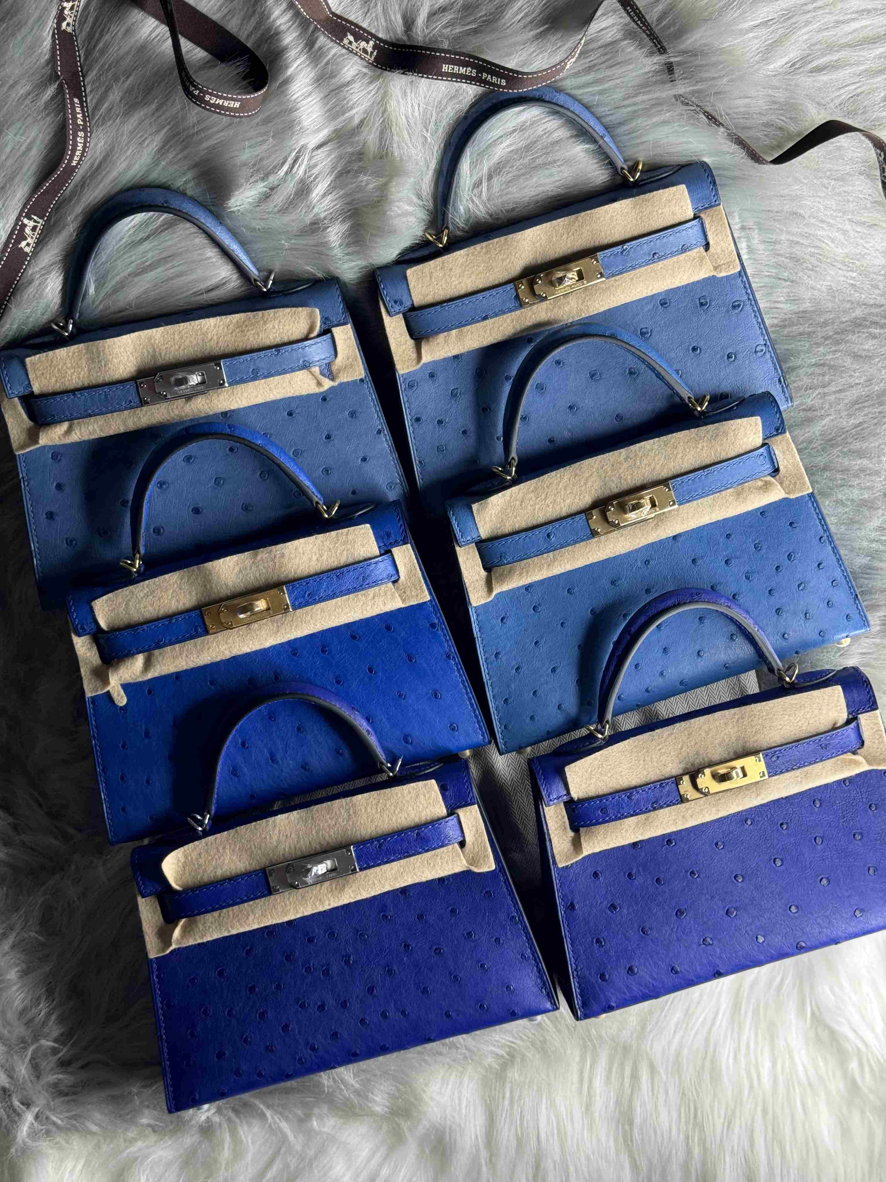 Hermes Mini Kelly Ostrich