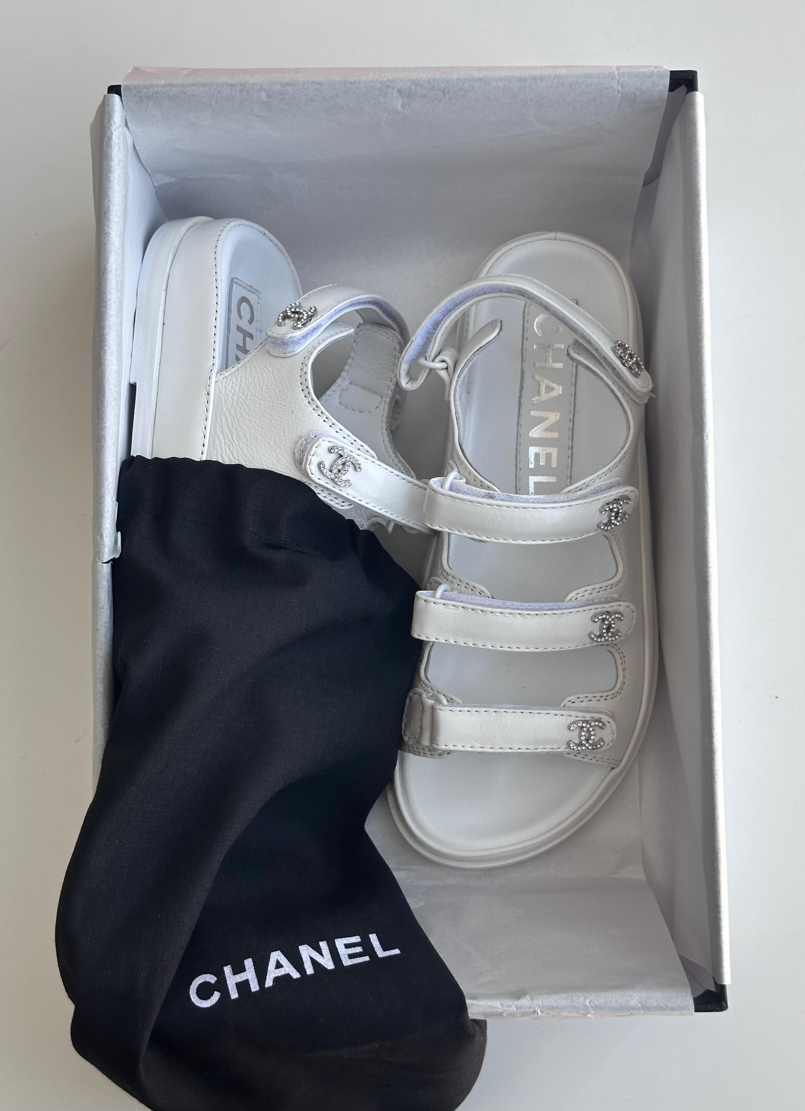 Chanel Leather Sandals