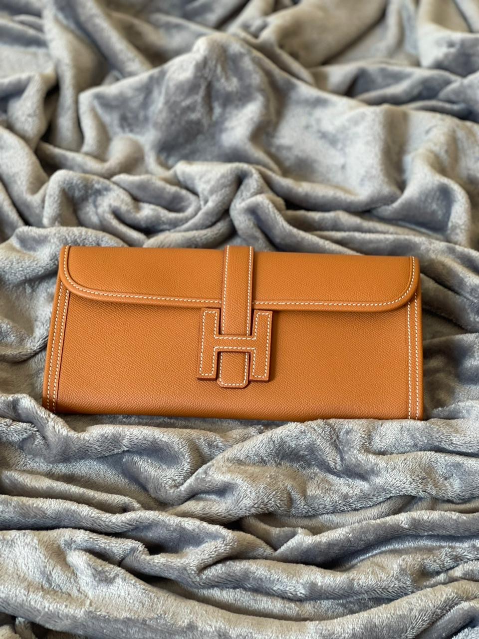 Hermes Jige Clutch Epsom