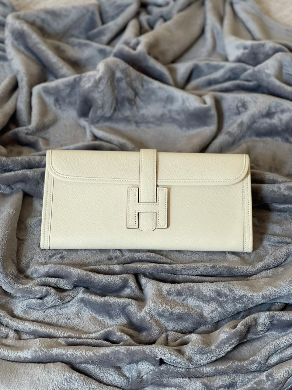 Hermes Jige Clutch Epsom