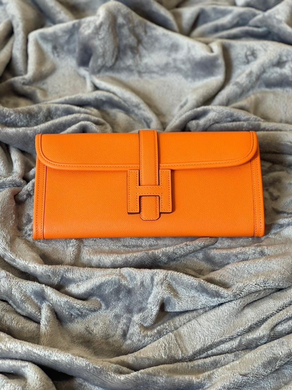 Hermes Jige Clutch Epsom