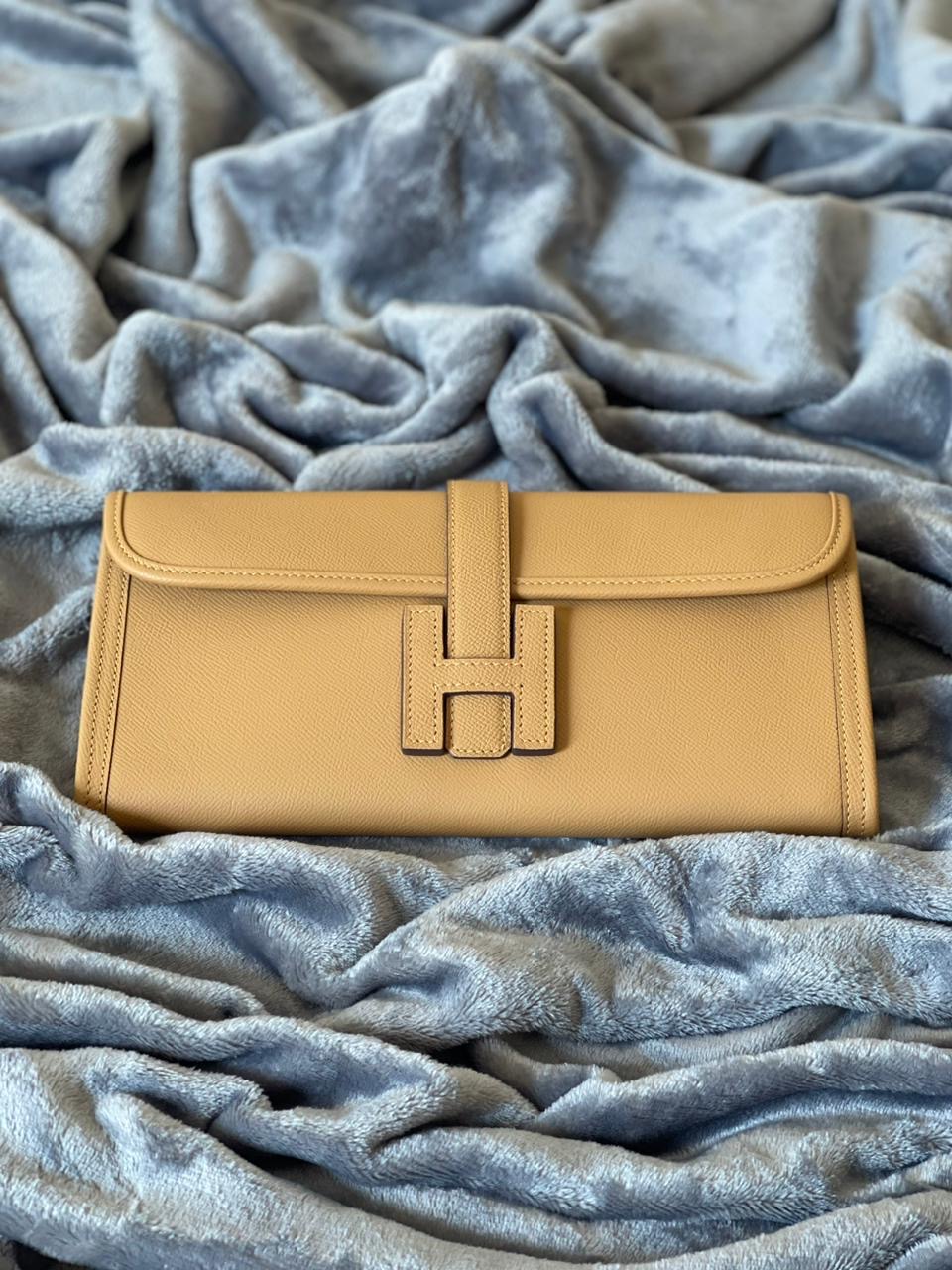 Hermes Jige Clutch Epsom