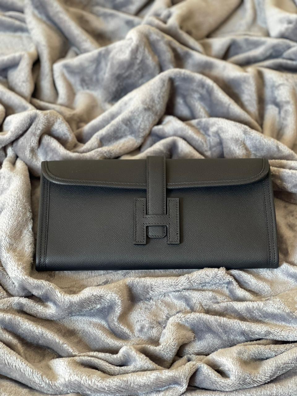 Hermes Jige Clutch Epsom