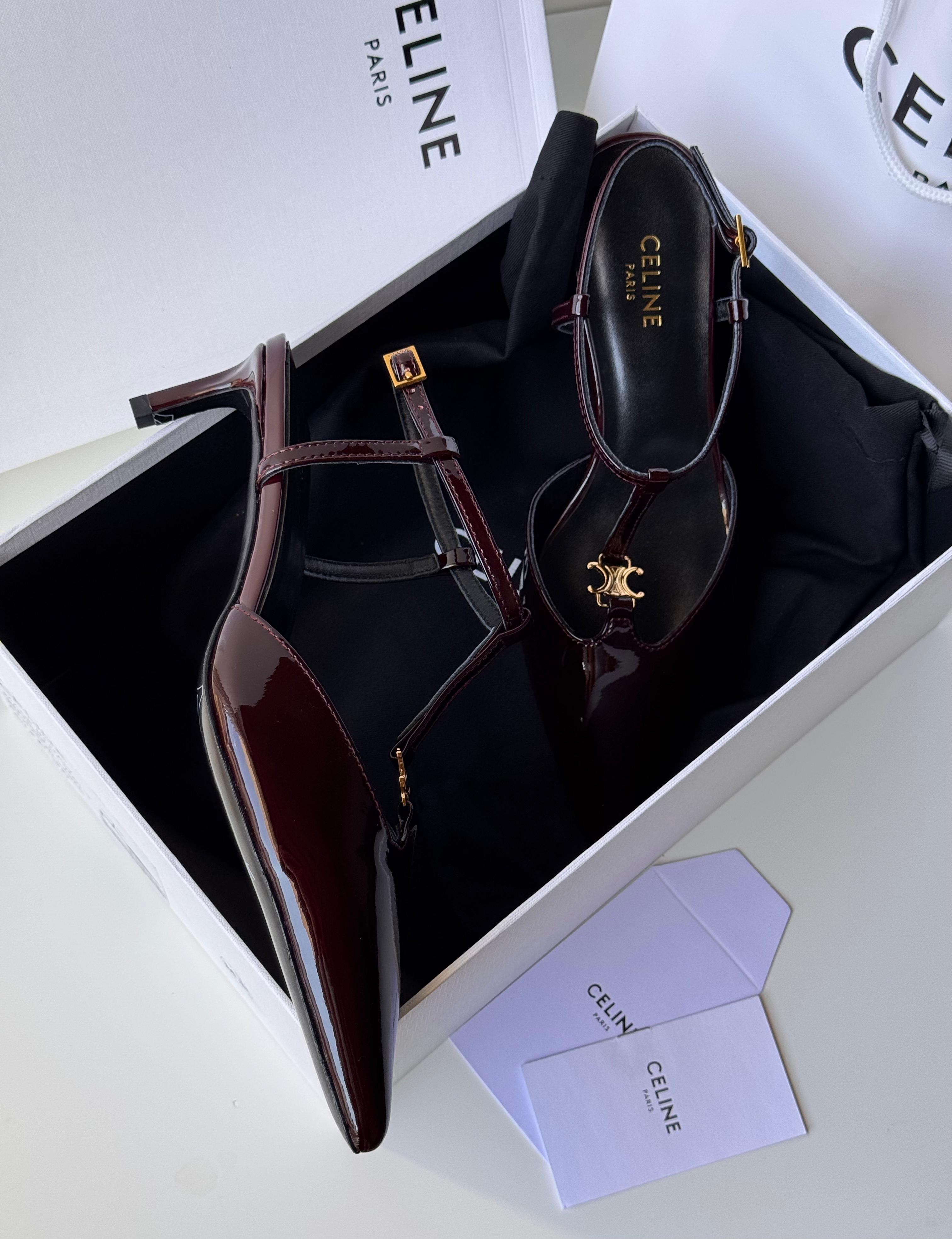 CELINE KITTEN T-BAR STRAP PUMP