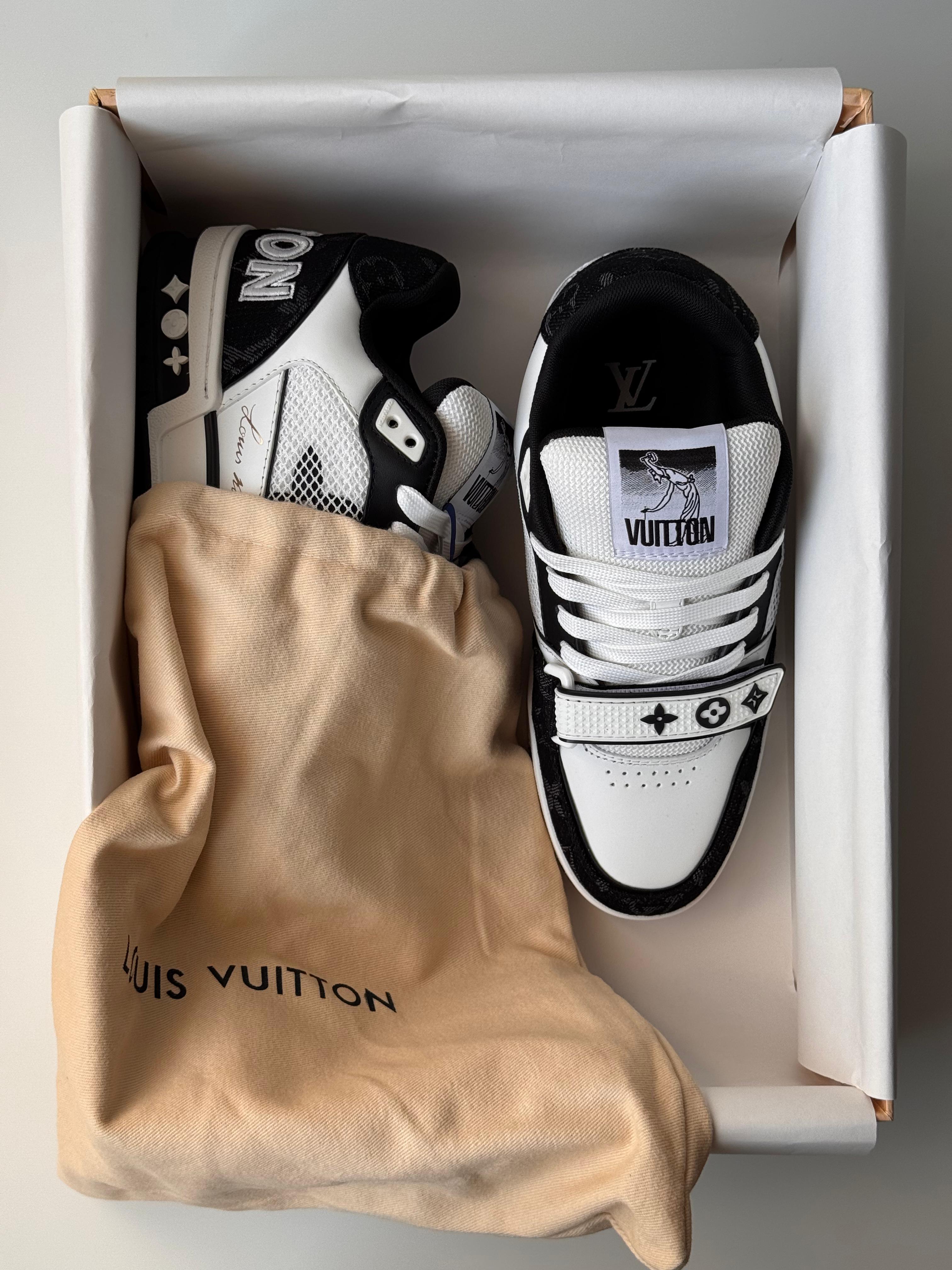 Louis Vuitton LV Trainer Monogram Denim
