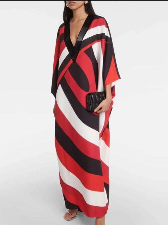 EMILIO PUCCI Iride-print Kaftan Dress