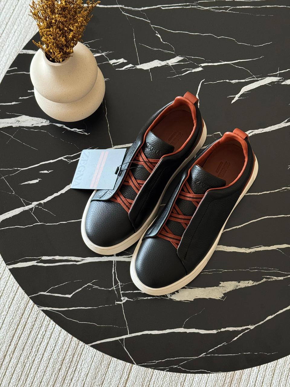 Zegna Triple Stitch Sneakers