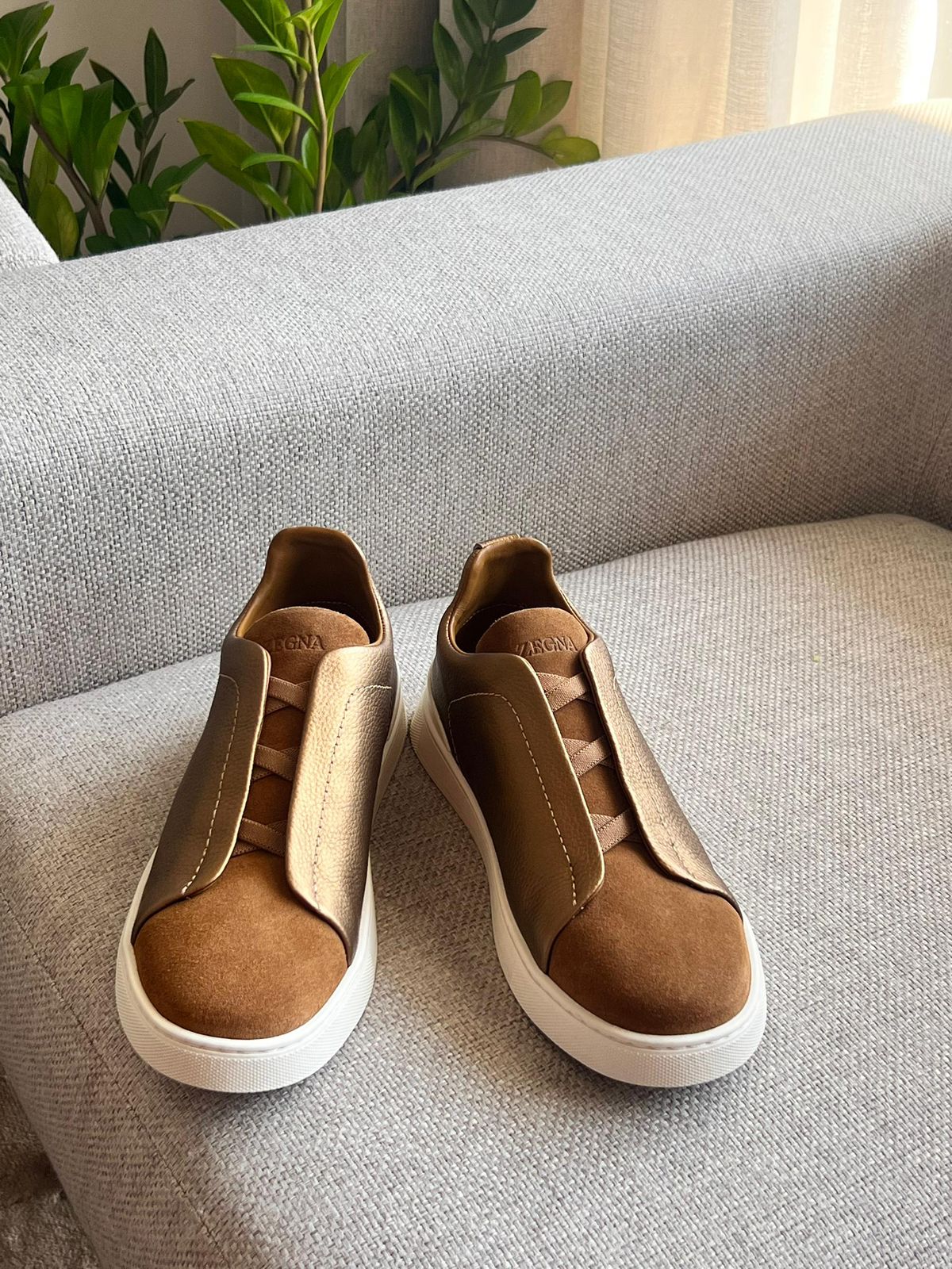 Zegna Triple Stitch Sneakers
