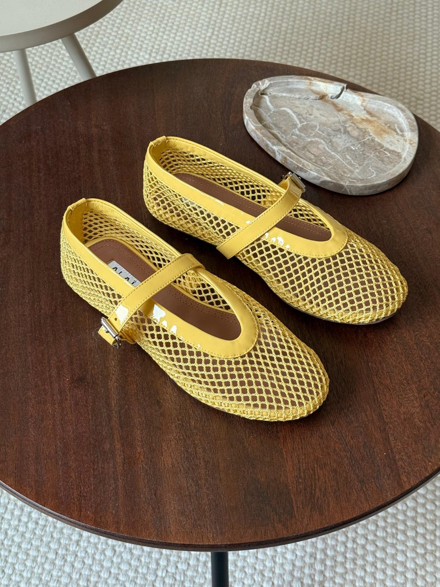 Alaia Mesh Ballet Flats