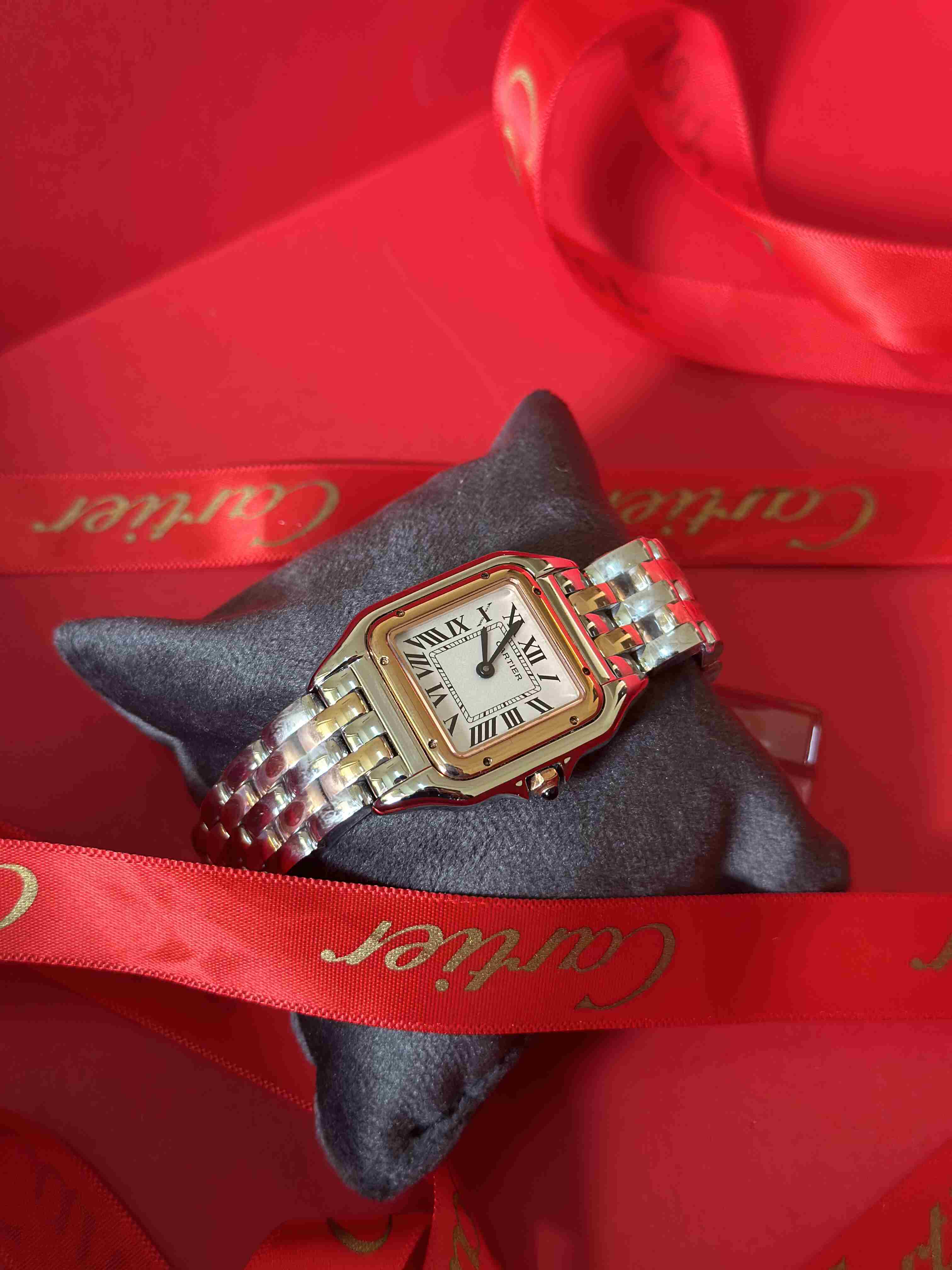 Cartier Panthère de Cartier Two-Tone Watch – Gold & Silver Bicolor Design for Women