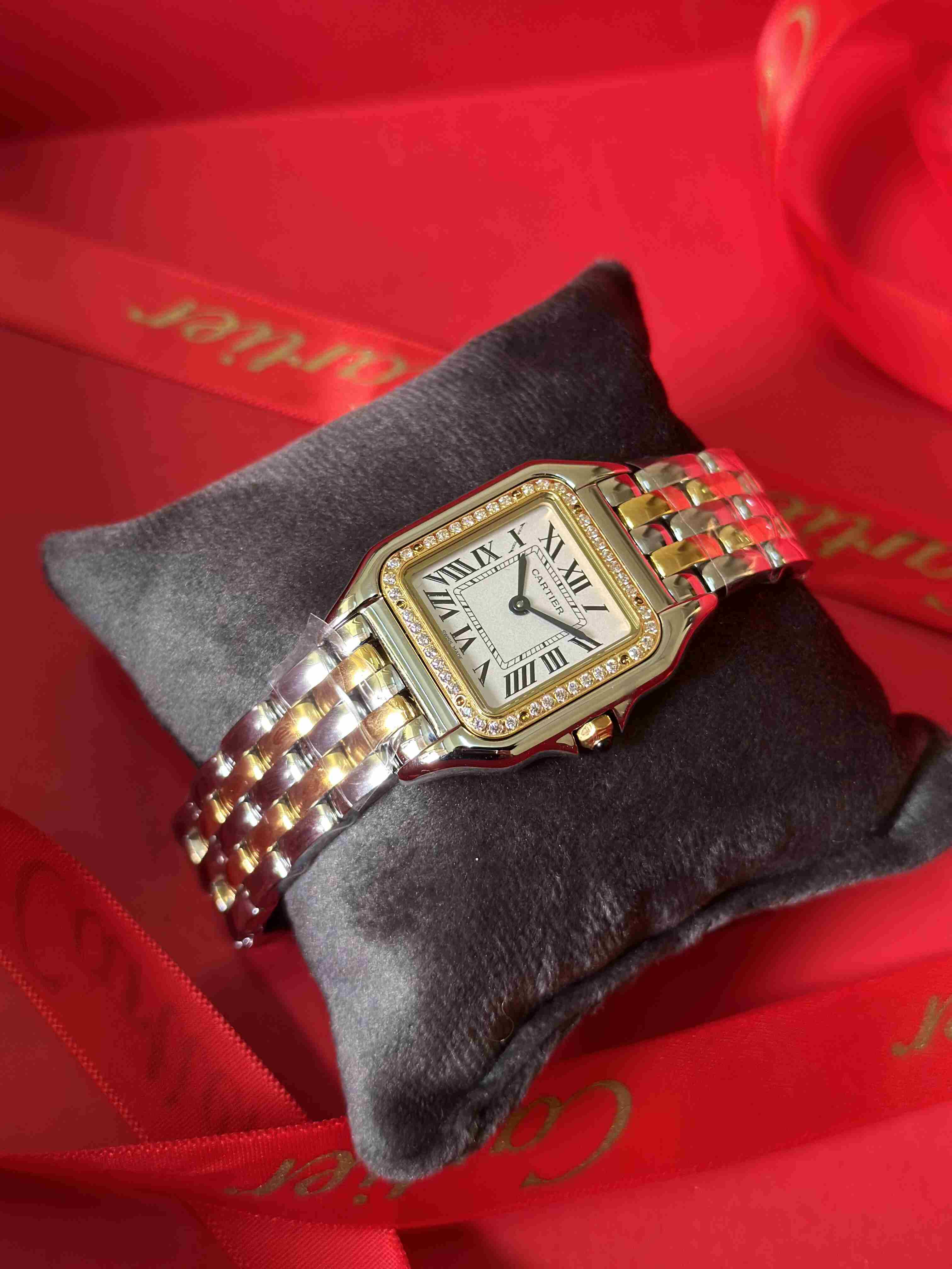 Cartier Panthère de Cartier Two-Tone Watch – Gold & Silver Bicolor Design for Women
