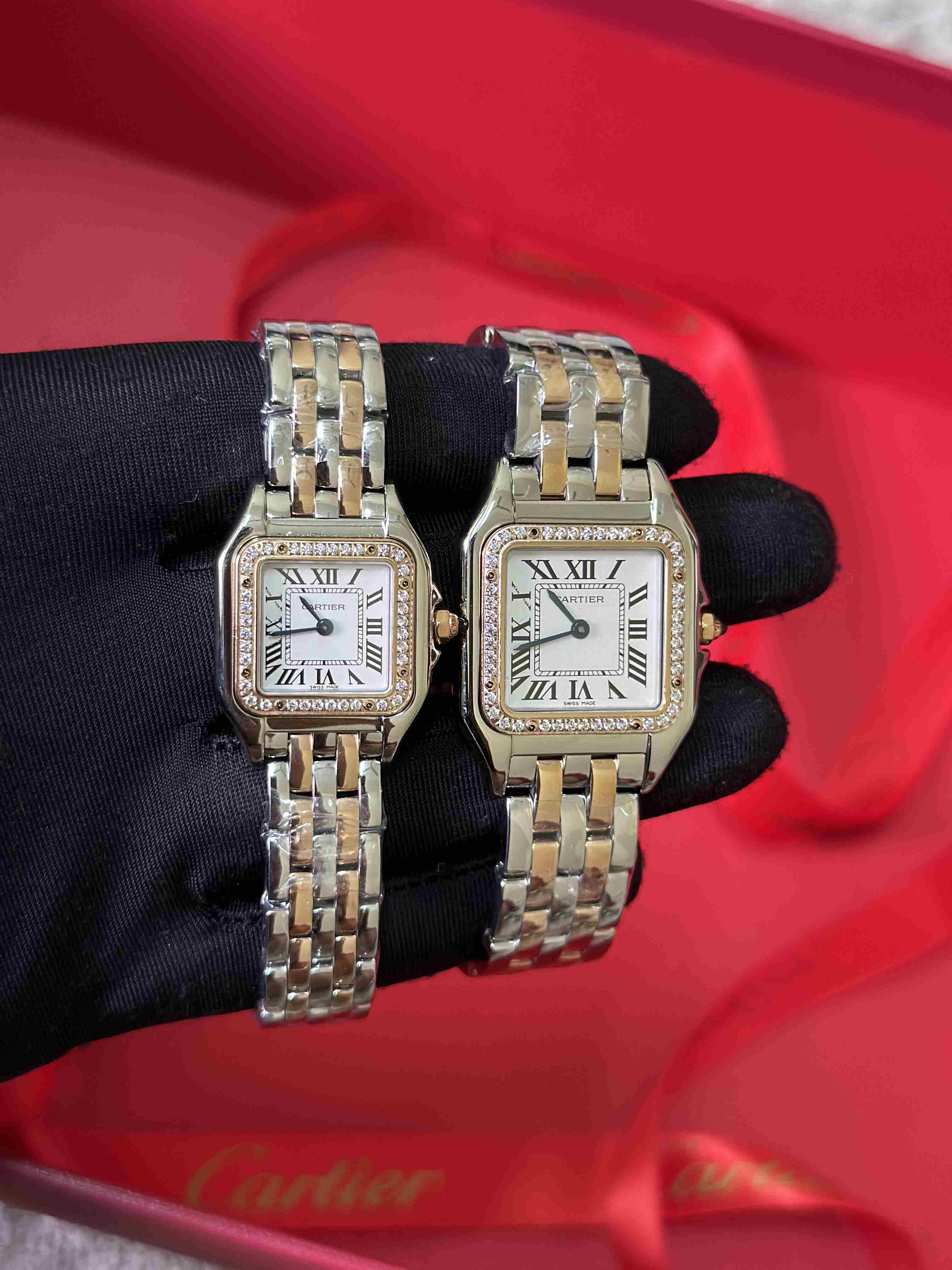 Cartier Panthère de Cartier Two-Tone Watch – Gold & Silver Bicolor Design for Women