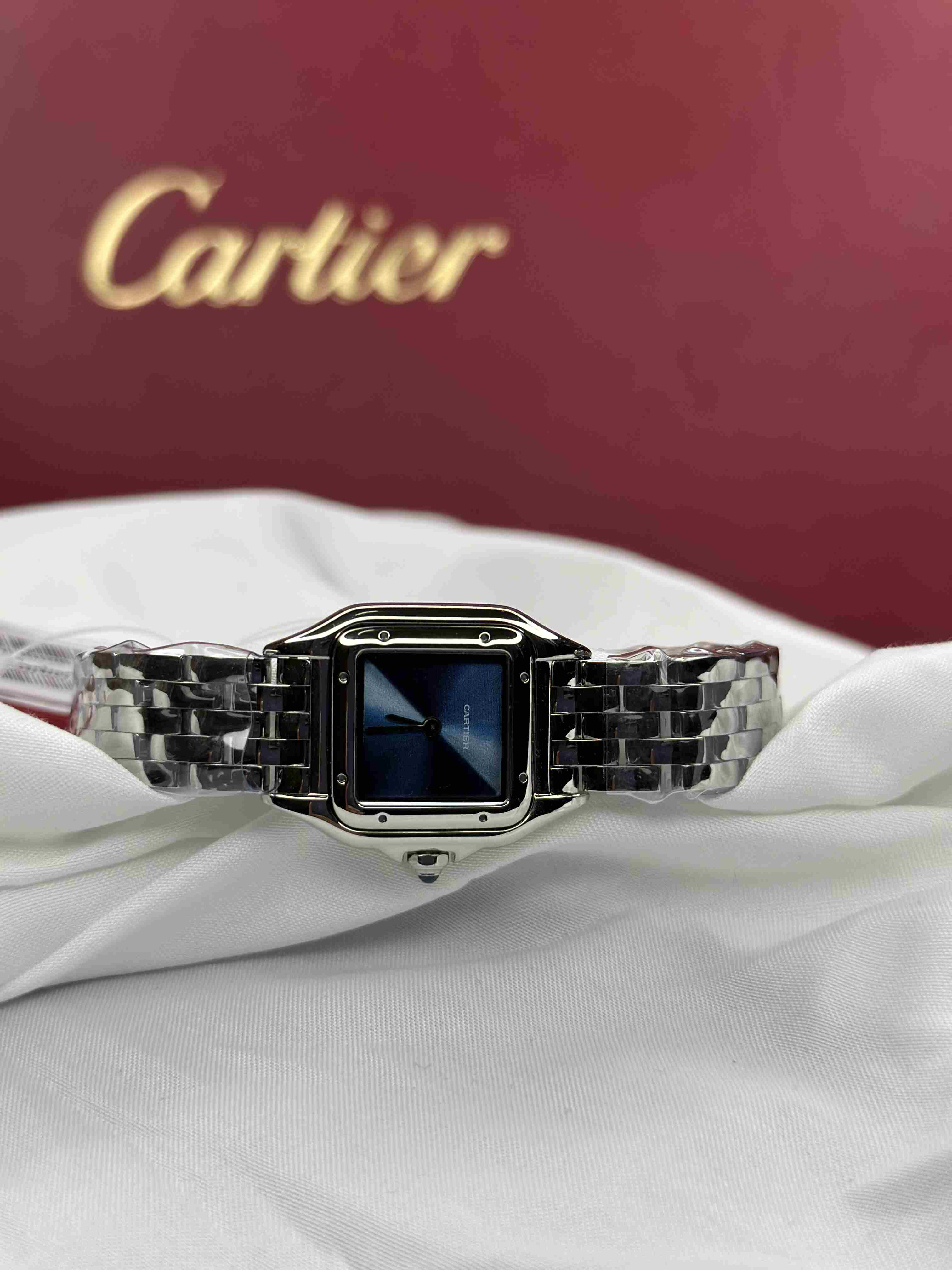 Cartier Panthère de Cartier Silver Watch – Stainless Steel Elegance for Women